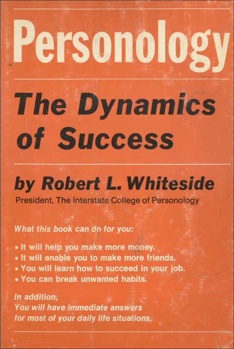 Cover image for book Personology: The Dynamics of Success