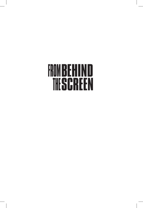 Cover image for book From Behind the Screen