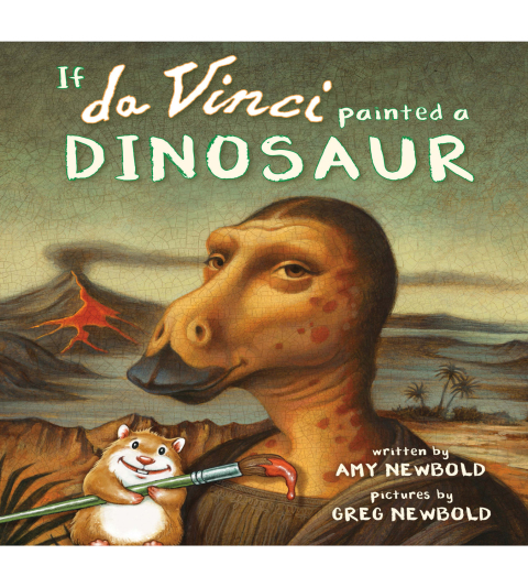 Cover image for book If da Vinci Painted a Dinosaur