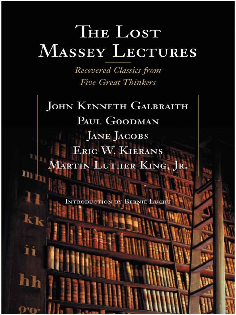 Cover image for book The Lost Massey Lectures