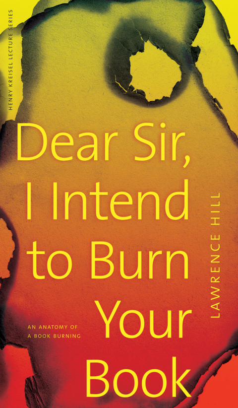 Cover image for book Dear Sir, I Intend to Burn Your Book