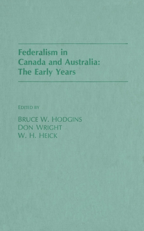 Cover image for book Federalism in Canada and Australia
