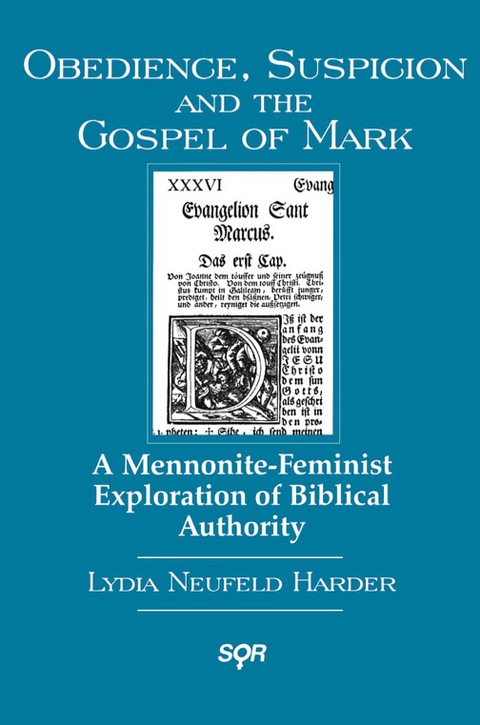 Cover image for book Obedience, Suspicion and the Gospel of Mark