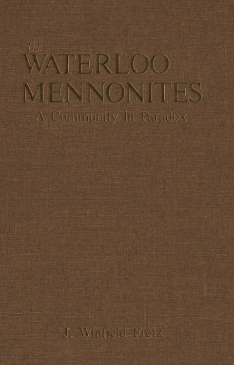 Cover image for book The Waterloo Mennonites