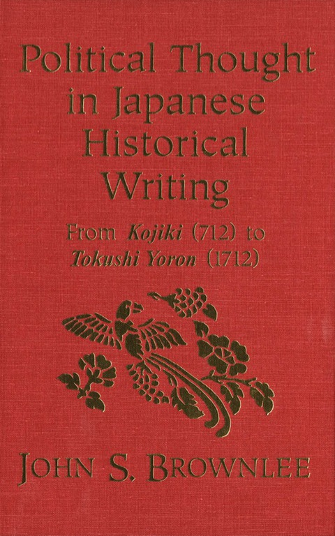 Cover image for book Political Thought in Japanese Historical Writing