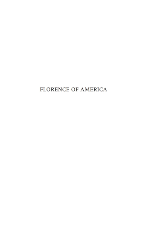Cover image for book Florence of America