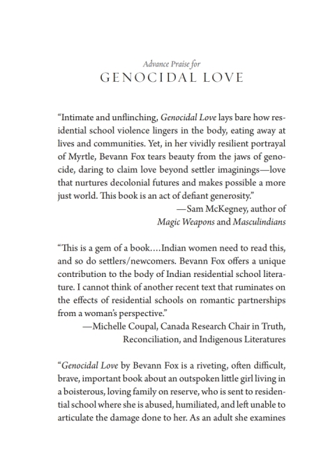 Cover image for book Genocidal Love