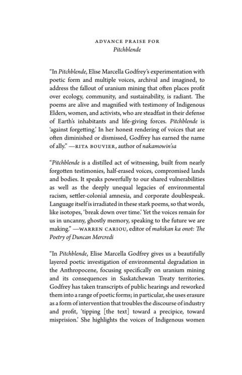 Cover image for book Pitchblende
