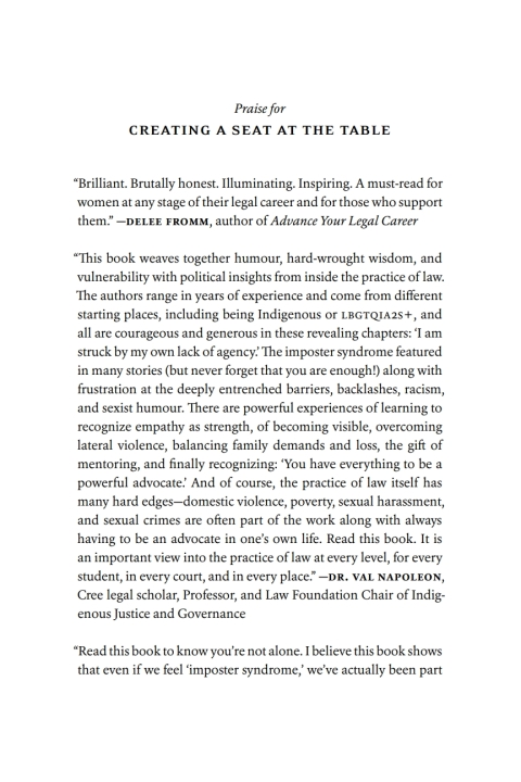 Cover image for book Creating a Seat at the Table