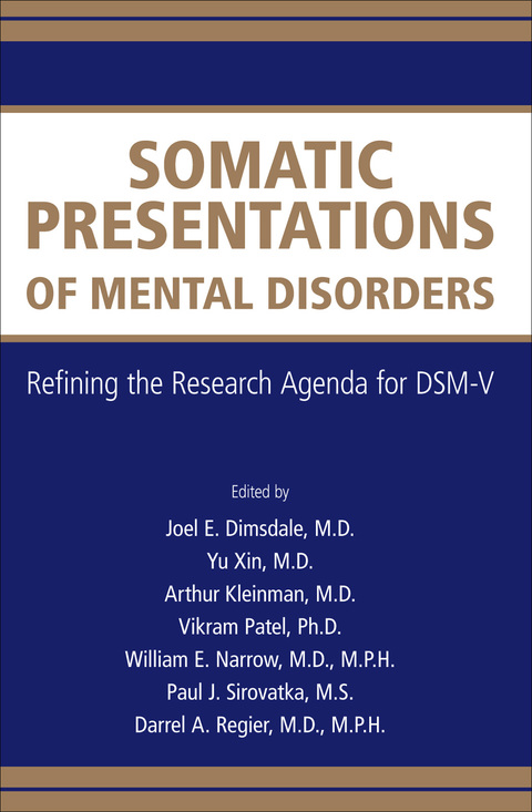 Cover image for book Somatic Presentations of Mental Disorders