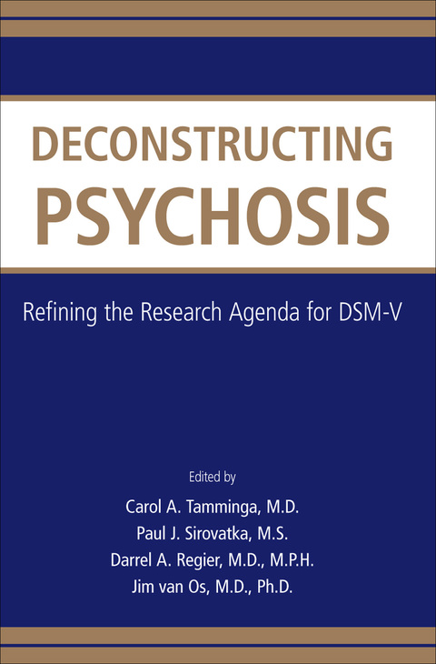 Cover image for book Deconstructing Psychosis
