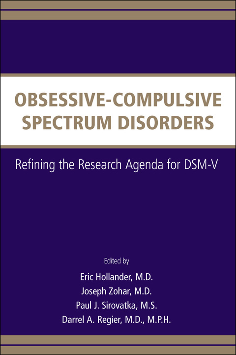 Cover image for book Obsessive-Compulsive Spectrum Disorders