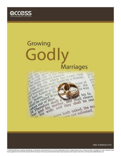 Cover image for book Growing Godly Marriages