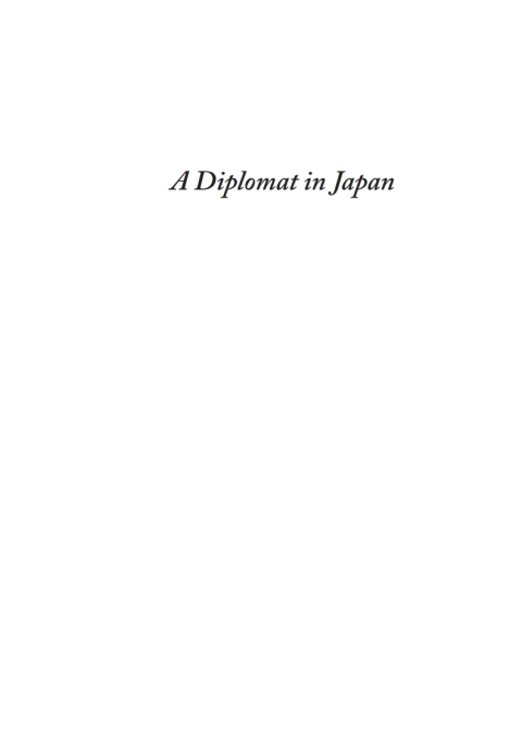 Cover image for book A Diplomat in Japan