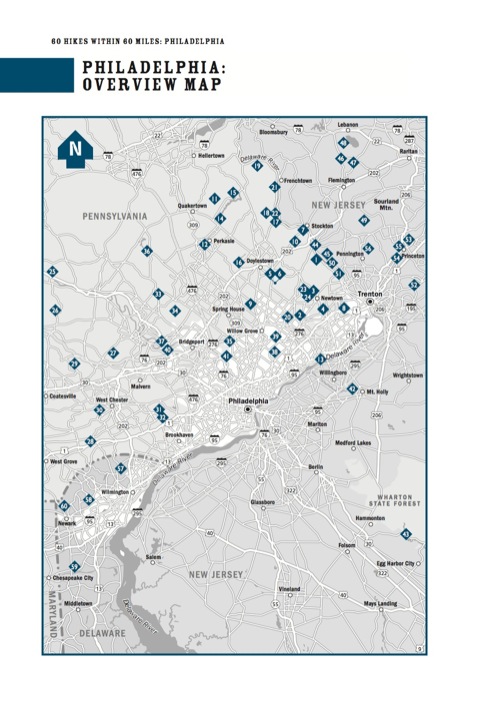 Cover image for book 60 Hikes Within 60 Miles: Philadelphia