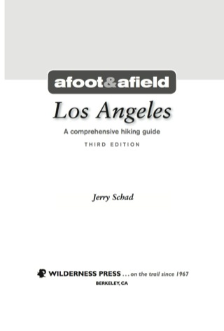 Afoot and Afield: Los Angeles County