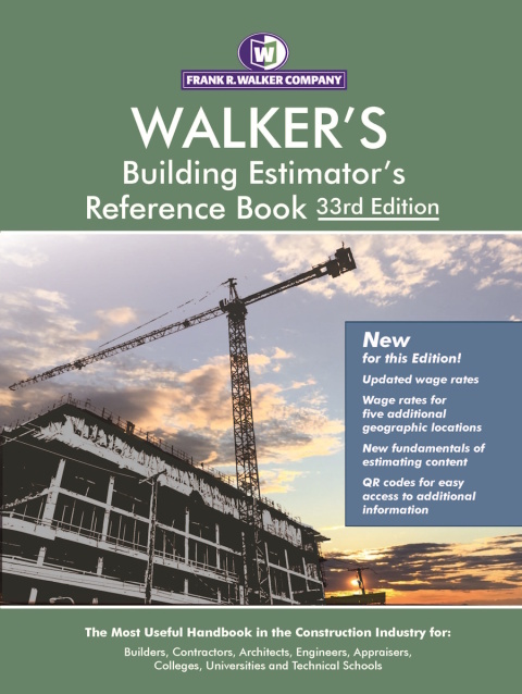 Cover image for book Walker's Building Estimator's Reference Book