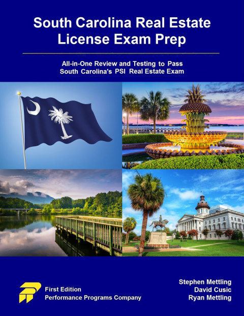Cover image for book South Carolina Real Estate License Exam Prep: All-in-One Review and Testing to Pass South Carolina's PSI Real Estate Exam