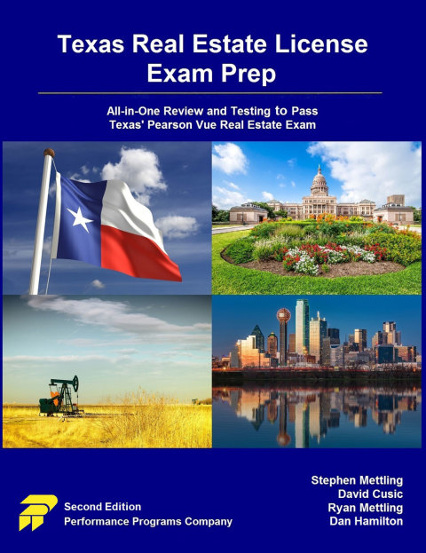 Cover image for book Texas Real Estate License Exam Prep: All-in-One Review and Testing to Pass Texas' Pearson Vue Real Estate Exam&nbsp;