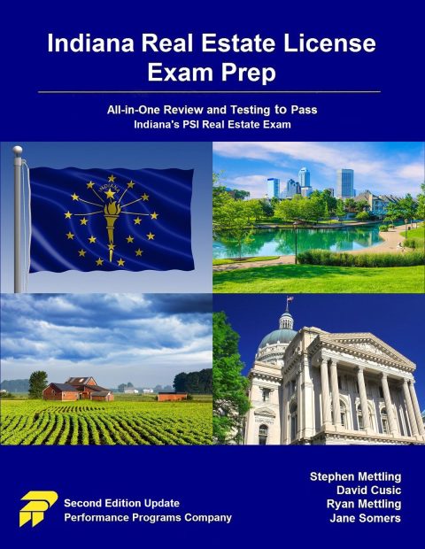 Cover image for book Indiana Real Estate License Exam Prep: All-in-One Review and Testing to Pass Indiana's PSI Real Estate Exam