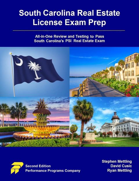 Cover image for book South Carolina Real Estate License Exam Prep: All-in-One Review and Testing to Pass South Carolina's PSI Real Estate Exam