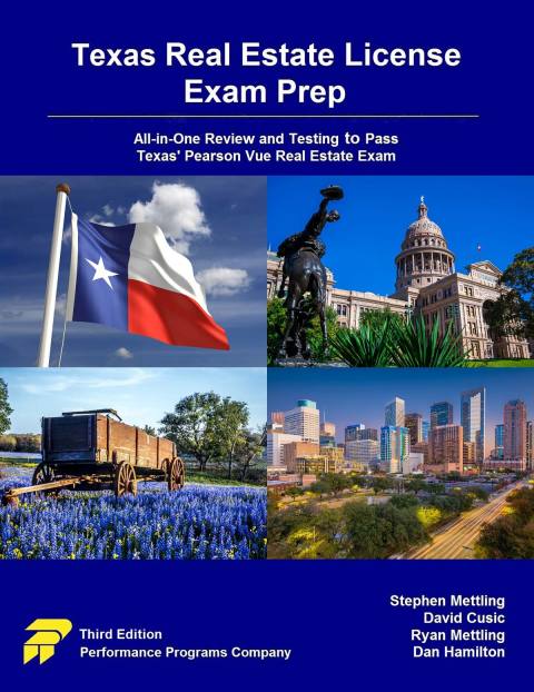 Cover image for book Texas Real Estate License Exam Prep: All-in-One Review and Testing to Pass Texas' Pearson Vue Real Estate Exam