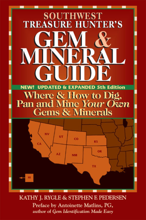 Cover image for book Southwest Treasure Hunter's Gem and Mineral Guide (5th ed.)