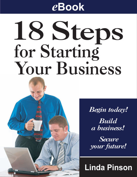 Cover image for book 18 Steps for Starting Your Business