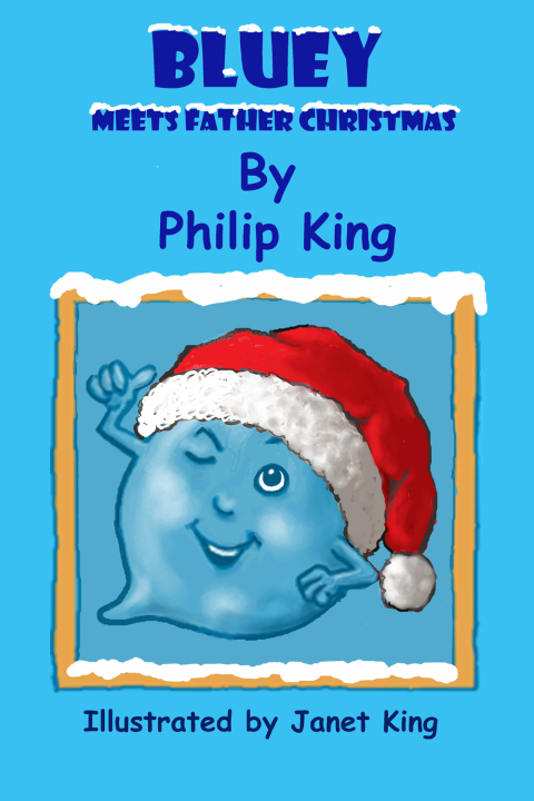 Cover image for book Bluey Meets Father Christmas