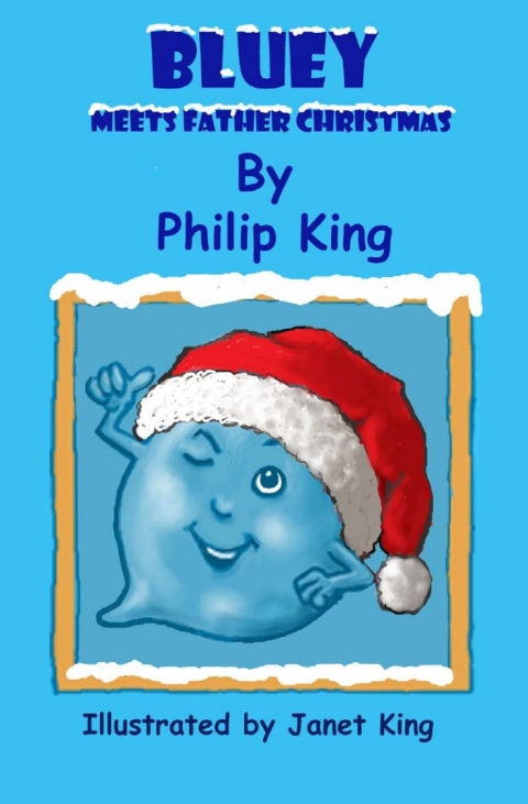 Cover image for book Bluey Meets Father Christmas