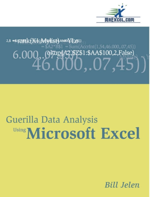Cover image for book Guerilla Data Analysis Using Microsoft Excel