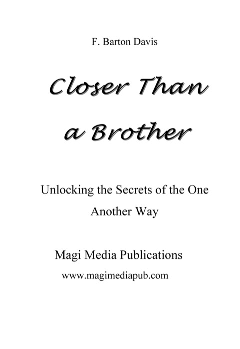 Cover image for book Closer Than a Brother