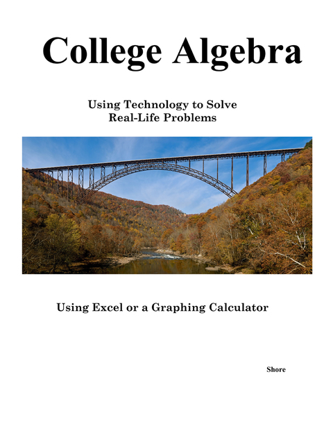 Cover image for book College Algebra - Using Technology to Solve Real-Life Problems
