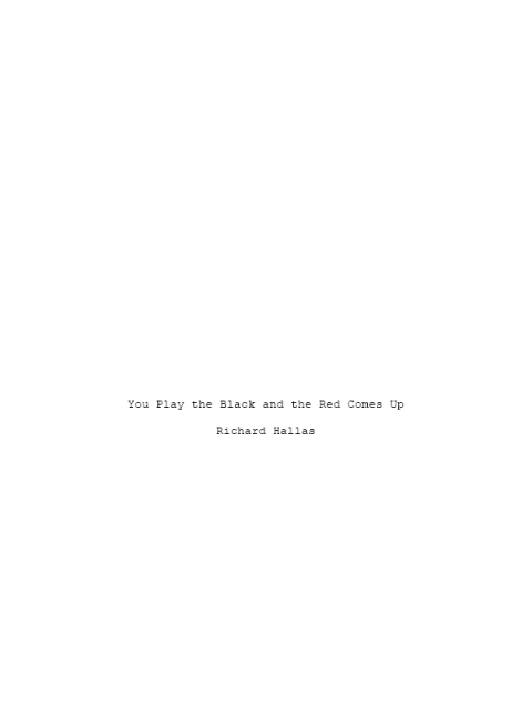 Cover image for book You Play the Black and the Red Comes Up