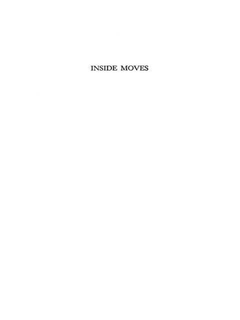 Cover image for book Inside Moves