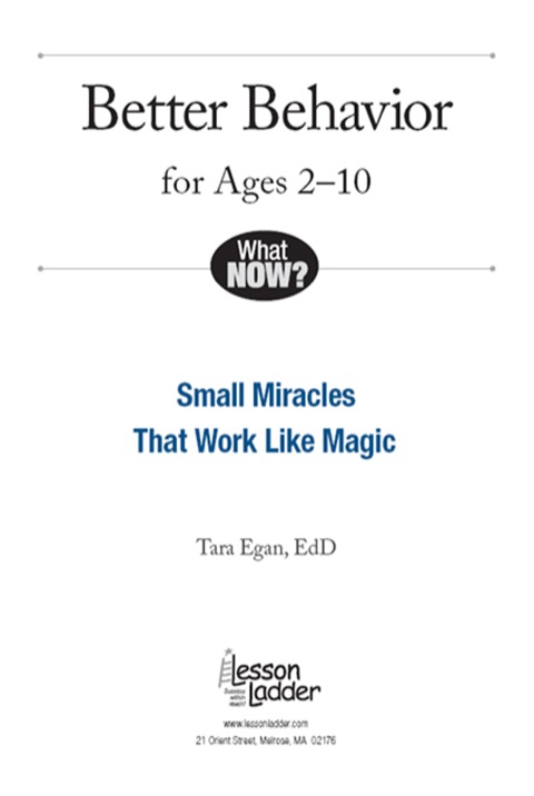 Cover image for book Better Behavior for Ages 2-10