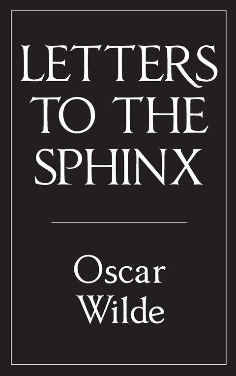 Cover image for book Letters to the Sphinx
