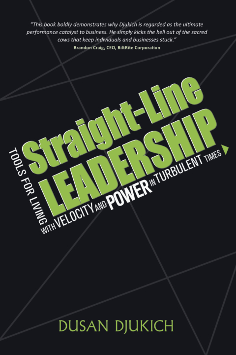 Cover image for book Straight-Line Leadership: Tools for Living with Velocity and Power in Turbulent Times