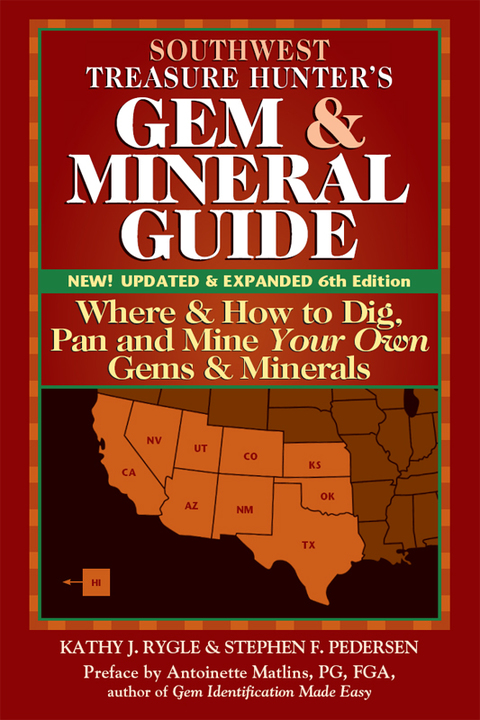 Cover image for book Southwest Treasure Hunter's Gem and Mineral Guide (6th Edition)