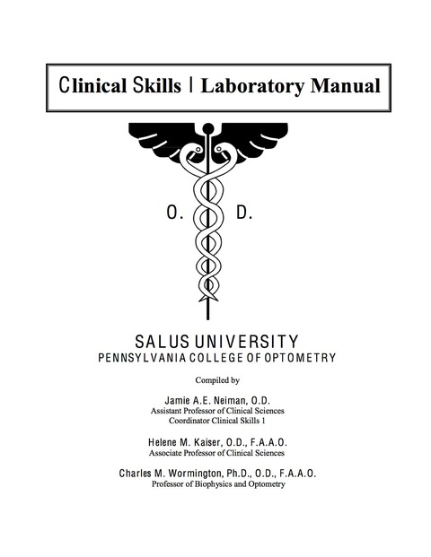 Cover image for book Clinical Skills I Laboratory Manual