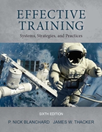 Imagen de portada: Effective Training 6th edition 9780998814063