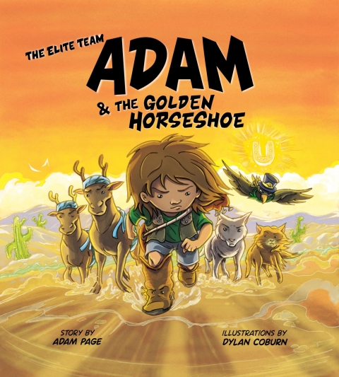 Cover image for book Adam and the Golden Horseshoe