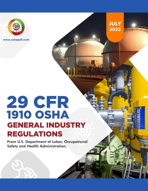Cover image for book OSHA 1910 General Industry July 2023 Book