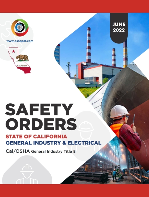 Cover image for book Cal/OSHA General Industry June 2022 Book