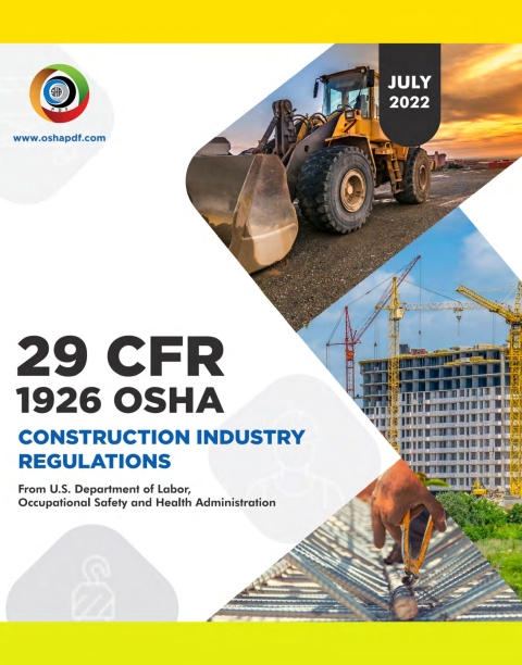 Cover image for book OSHA 1926 Construction Industry July 2022 Book