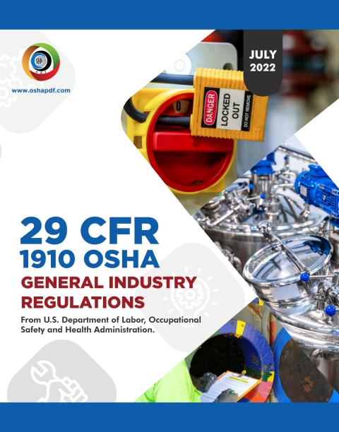 Cover image for book OSHA 1910 General Industry July 2022 Book