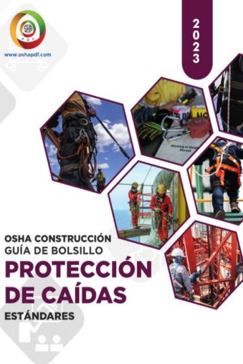 Cover image for book Spanish Fall Protection Regulations for Construction - 2023 Pocket Guide