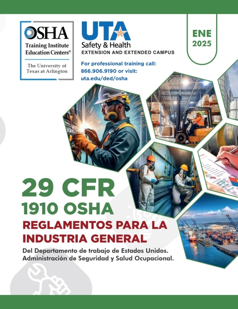 Cover image for book UTA - Spanish OSHA 1910 General Industry January 2025 Book