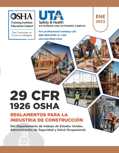 Cover image for book UTA - Spanish OSHA 1926 Construction Industry January 2025 Book