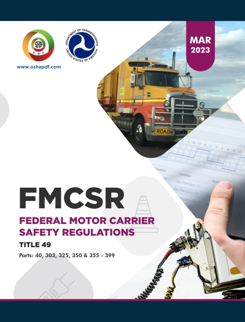 Cover image for book Federal Motor Carrier Safety Regulations (FMCSR) March 2023